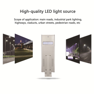 Farola Solar Inteligente con Sensor de Movimiento PIR, Encendido Automático del Anochecer al Amanecer, para Iluminación de Estacionamientos y Carreteras - Product Image 5