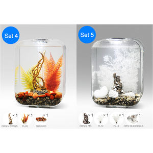 L'acrylique clair carré de Tableau de haute transparence adaptent le <span class=keywords><strong>vase</strong></span> carré pour le poisson - Product Image 4