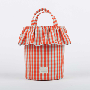 Sac <span class=keywords><strong>de</strong></span> rangement portable à volants à carreaux pour couches <span class=keywords><strong>de</strong></span> bébé, pliable, pour voyage, sac <span class=keywords><strong>de</strong></span> maternité, organisateur <span class=keywords><strong>de</strong></span> <span class=keywords><strong>poussette</strong></span> - Product Image 2
