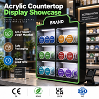 Présentoir de Comptoir Personnalisé en Acrylique pour Sachets de Nicotine et Snus, Organisateur de Détail à 6 Étagères