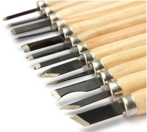 12pcs Professional DIY Wood Carving <strong>Chisel</strong> Knife Set Basic Detailed Carving Hand Tool Safety Features OEM Customizable <strong>Gouges</strong> - Product Image 4