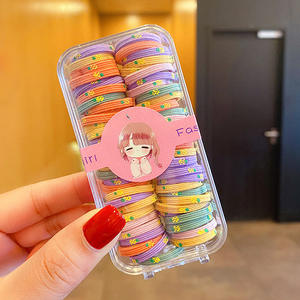 ربطات شعر حلزونية لطيفة للفتيات وأربطة بوم بوم - إكسسوارات شعر صديقة للبيئة للأطفال مع شريط - Product Image 4