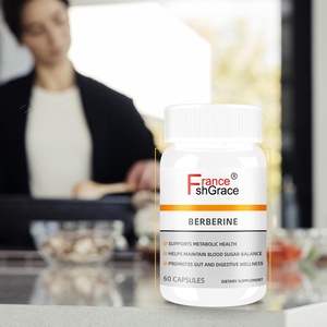 Cápsulas de Berberina Hcl, Suplemento Natural de Extracto Herbal de Berberina 500 mg, Marca Privada OEM - Product Image 4