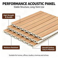 Panneaux muraux 3D insonorisants 210 mm, panneaux acoustiques naturels écologiques pour la décoration intérieure des bureaux