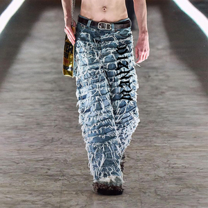 DIZNEW-<span class=keywords><strong>Jeans</strong></span> Catwhiskers épais <span class=keywords><strong>pour</strong></span> hommes, vêtements bon marché, personnalisés, mode <span class=keywords><strong>de</strong></span> rue, <span class=keywords><strong>jeans</strong></span> en denim <span class=keywords><strong>de</strong></span> <span class=keywords><strong>marque</strong></span> baggy bleue, vente en gros - Product Image 3