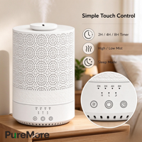 Humidificateurs à remplissage par le haut, réservoir de 2,5 L pour une grande couverture, 25 dB, remplissage facile, brume froide silencieuse, humidificateur d'air aromatique pour la maison, la chambre de bébé