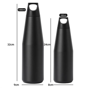 Large Capacity 304 Stainless Steel Insulated Thermos Bottle <b>Small</b> Mouth Water Bottle Outdoor Portable Cola Bottle - Product Image 5