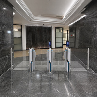 Porte piétonneuse à grande vitesse pour intérieur, pour le contrôle d'accès dans les bureaux, usines, hôpitaux, écoles et gares