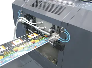 RYX-320 متقطعة التسمية ماكينة طباعة متوازنة ل الراقية ملصقات لفة ملصق طباعة آلة