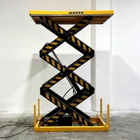 Table élévatrice à ciseaux électro-hydraulique, hauteur de levage personnalisée, capacité de charge élevée, plateforme de travail industrielle pour la logistique d'entrepôt