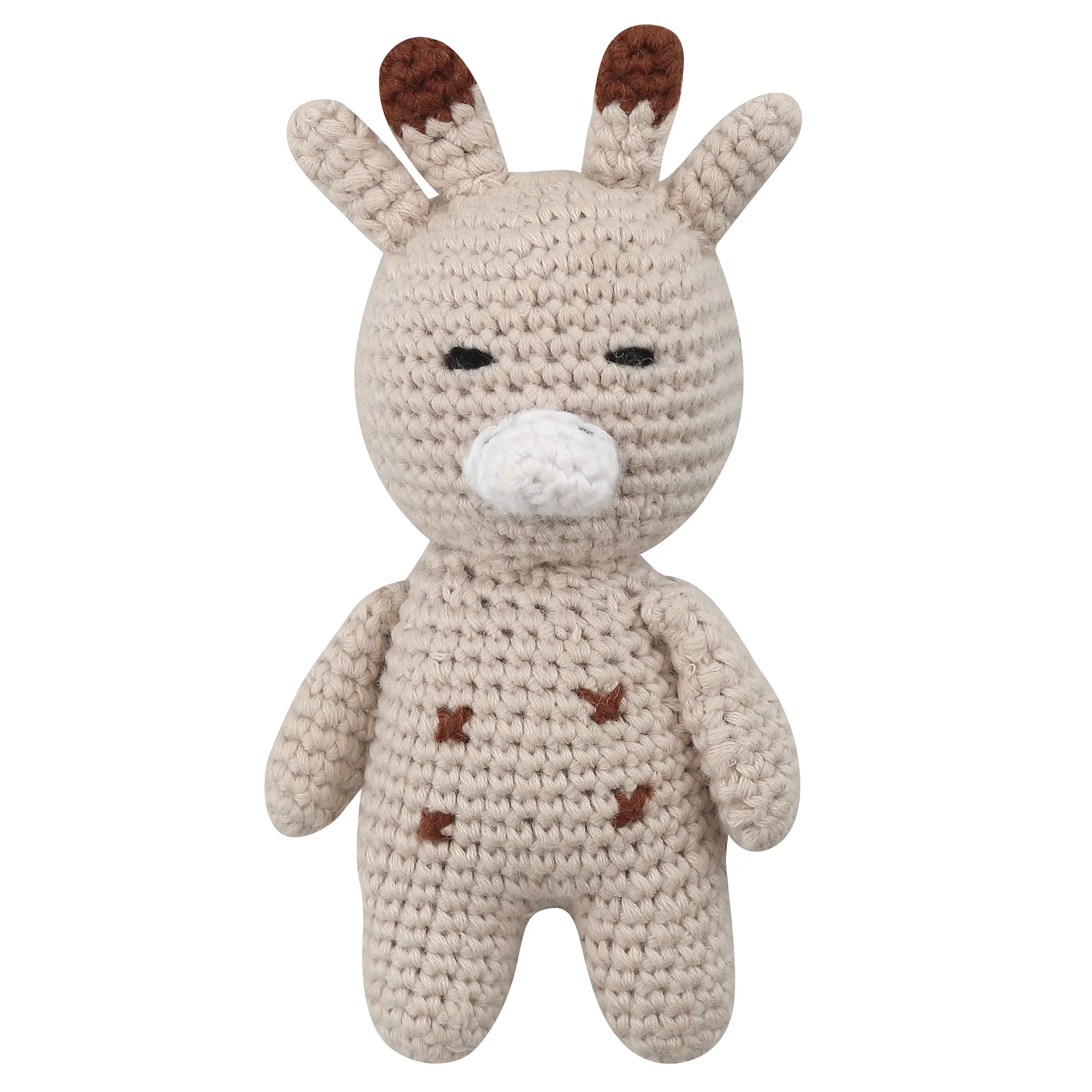 Neuankömmling Baby Weave Toy Baumwolle Tier Amigurumi Handmade Custom ized Design Safe für Baby Häkel spielzeug