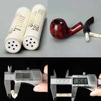 Embouts filtrants en céramique de charbon actif pré-roulés en gros 8 mm pour cigares manuels et accessoires de pipe