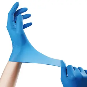Gloves Wholesale Disposable Inspection Nitrile Gloves Blue Black Pink Thick Nitrile Gloves