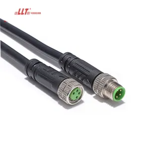 4pin M8 micro cabo impermeável elétrico magnético levou conector leve