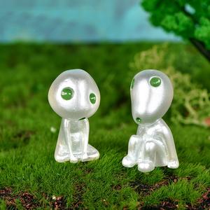 Micro paesaggio resina mini decorazione del giardino luce notturna elfo incandescente alien anime ornamenti in miniatura fai da te - Product Image 5