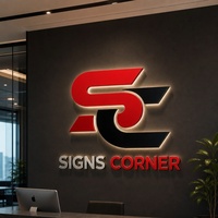 Enseignes commerciales personnalisées, lettres lumineuses LED, enseigne en acrylique 3D LED pour logo de marque d'entreprise, enseigne extérieure pour magasin
