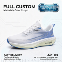 Sneakers de course personnalisées avec logo OEM, dessus en maille respirante et semelle antidérapante pour l'entraînement en salle de sport, unisexe