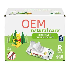 OEM Wholesale Sensitive Skin Care Natural Organic Ingredients Unscented Baby Wipes