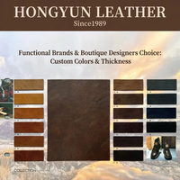 Cuir PU vintage imperméable et durable, tissu synthétique vieilli de haute qualité, équipement fonctionnel, source d'usine OEM