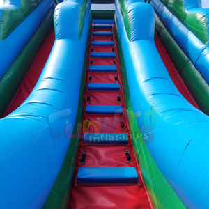 Wholesale kids party jumper bouncer jumping castle inflatable tropical water <b>slide</b> with swimming <b>pool</b> - Product Image 5