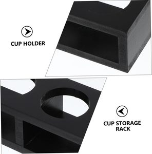 CONGARTENO Porte-<span class=keywords><strong>gobelet</strong></span> Verres à liqueur Support pour <span class=keywords><strong>jeu</strong></span> de boisson Porte-verres à liqueur Organisateur Porte-bouteille Verre à boire d'<span class=keywords><strong>alcool</strong></span> - Product Image 5