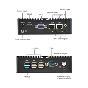 Nueva Mini PC Industrial Integrada con Certificación CE, Intel J1900 Quad Core, <span class=keywords><strong>RAM</strong></span> <span class=keywords><strong>DDR4</strong></span>, Almacenamiento SSD+HDD, Bajo Consumo, Win 10/11/Linux - Product Image 2