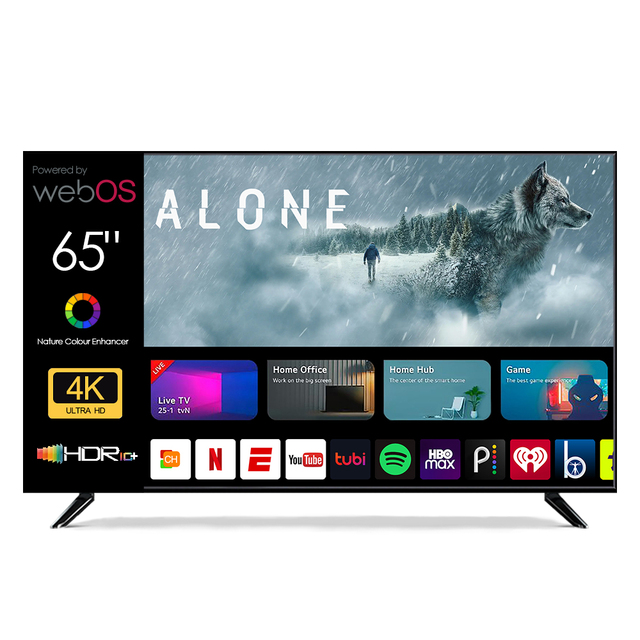 Wholesale 65inch LED TV ATV DVB T2 S2 Digital TV Television 65 75 85 100 Inch 4K Smart TV