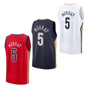 Herenkleding # 5 Murray New Orleans Jersey Custom Basketball Gestikte Shirts Geborduurde Jeugduniformen Sportkleding met logo's Hot-press - Product Image 1