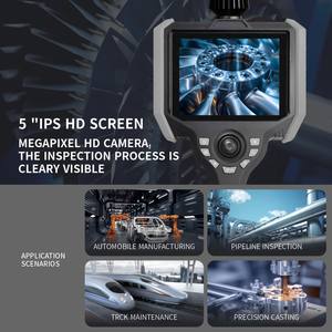 Caméra endoscopique industrielle articulée à 360 degrés avec capteur CMOS <span class=keywords><strong>WiFi</strong></span> mini 6 mm haute luminosité, écran HD 5 pouces, grand angle IP67, garantie 1 an - Product Image 2