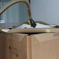 1000L golfkartonnen IBC-container voor verpakkingen van fruitpuree & -pasta