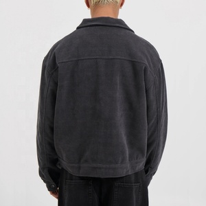 Customize Logo <strong>Men</strong> Hip Hop Casual Street Wear Fashion Multi Pockets <strong>Jacket</strong> <strong>Men</strong> <strong>Cord</strong> Cropped Worker <strong>Jackets</strong> - Product Image 4
