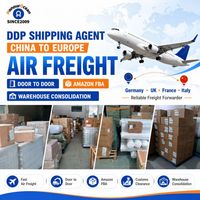 Agent d'expédition DDP Chine-Europe, transitaire porte-à-porte, consolidation d'entrepôts Amazon FBA Allemagne, Royaume-Uni, France, Italie