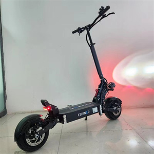 Trottinette électrique Geofought M7 à double moteur 6000W 60V, longue autonomie, pneus larges de 11 pouces, suspension avant et arrière, pliable, pour adultes - Product Image 6