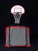 But de football pliable en acier 1x1M/1.5x1.5M pour le baseball et le football, avec filet de rebond et design réglable