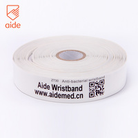 Pulsera de Identificación Médica Impermeable Imprimible al por Mayor, Pulsera de Hospital para Pacientes, Pulsera de Papel Térmico con Logotipo Personalizado