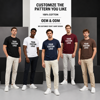 T-shirt en coton vintage décontracté, ample, respirant, doux, vierge, à manches courtes, épais (260 g/m², 300 g/m²), idéal pour l'été – Vente en gros