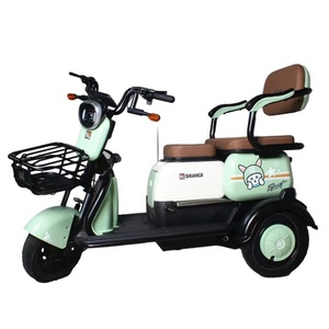 Tricycle électrique adulte à trois roues TH Chine, carrosserie ouverte, moteur sans balais 48V, certifié CEE, vitesse 35-45 km/h, siège passager, chargement - Product Image 1