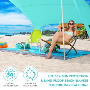 Hot-Selling Portable Lycra Sunscreen <b>Tent</b> Outdoor Beach and Camping <b>Canopy</b> Cross-Border Use for Outdoor Furniture - Product Image 3