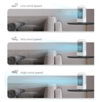 Ventilateur de climatisation portable 24V électrique avec réservoir d'eau de 1,7L, 3 vitesses de ventilation, oscillant, refroidissement par glace, petit climatiseur de bureau