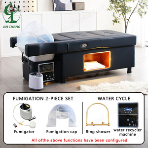 Jincheng Schönheitssalon Luxus-Waschbecken Thai Elektrisches Massagebett Shampoo-Fußpflege-Stuhl Japanisches Kopf-Spa-Bett - Product Image 6