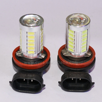 Feux de brouillard LED pour voiture 12V 33smd 33led 5630 H11 9005 Hb3 9006 Hb4, blanc, rouge, jaune, autres accessoires d'éclairage automobile