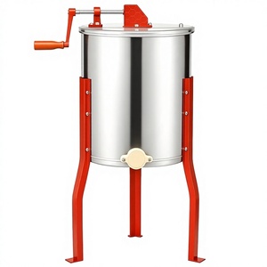 Nuevo Extractor de Miel Manual Profesional de 2 Cuadros, Equipo de Apicultura Metálico, Garantía de 4 Años, Ligero - Product Image 1