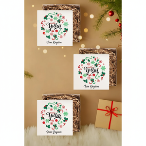 Personalized Christmas Design <b>Empty</b> <b>Gift</b> <b>Boxes</b> 3 Piece Set with Custom Name <b>for</b> Holiday Celebrations - Product Image 3