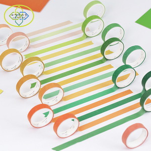 100 cuộn/thiết lập cơ bản màu rắn Washi Băng cầu vồng <span class=keywords><strong>Masking</strong></span> băng trang trí nhật ký văn phòng phẩm Washi Băng - Product Image 4