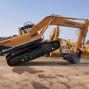 Excavatrice sur chenilles Hyundai 305 d'occasion, modèle 2023, 225lc-9s, 30,5 tonnes, godet de 1,6 m, composants essentiels en promotion à prix réduit - Product Image 1