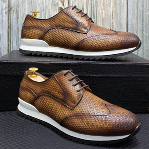 Zapatos Oxford Formales de Cuero, Sin Cordones, Punta Puntiaguda, Antideslizantes, Impermeables, Resistentes al Desgaste, Transpirables, con Soporte de Arco, para Negocios, Vestir, Oficina - Product Image 4