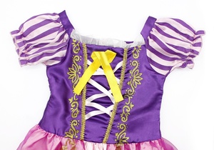 Disfraz de Princesa Rapunzel de <span class=keywords><strong>Enredados</strong></span> para Niñas, Disfraz de Halloween, Carnaval, Fiesta de Cumpleaños con Accesorios - Product Image 5