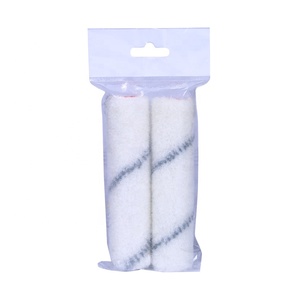 Rouleau de peinture mini en acrylique gris à rayures de 4 pouces, fixation thermique, épaisseur de la fibre de 11 mm - DIY Industriel OEM pour projets de peinture - Product Image 5