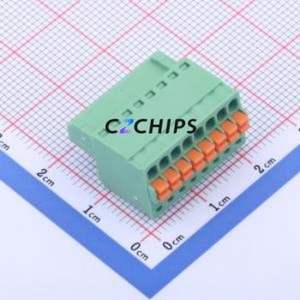 DB2EKD-2.5-8P-GN Plug-in Terminal Block P=2.5mm Connector ( Connector Type: Male Plug )( Construction: 1x8P )( Pitch: 2.5mm ) - Product Image 1