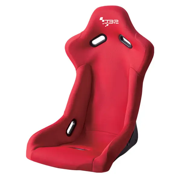 Merah Kain Rajutan Bucket Seat untuk Universal Mobil Auto Parts Mobil Balap Fiberglass Kursi